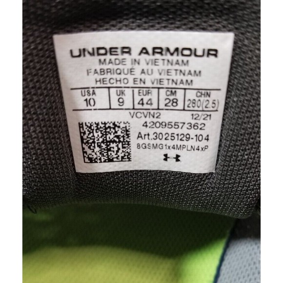 Under Armour Men's Size 10 Charged Breeze Running Trainers Women's Size 11.5 - Picture 7 of 16